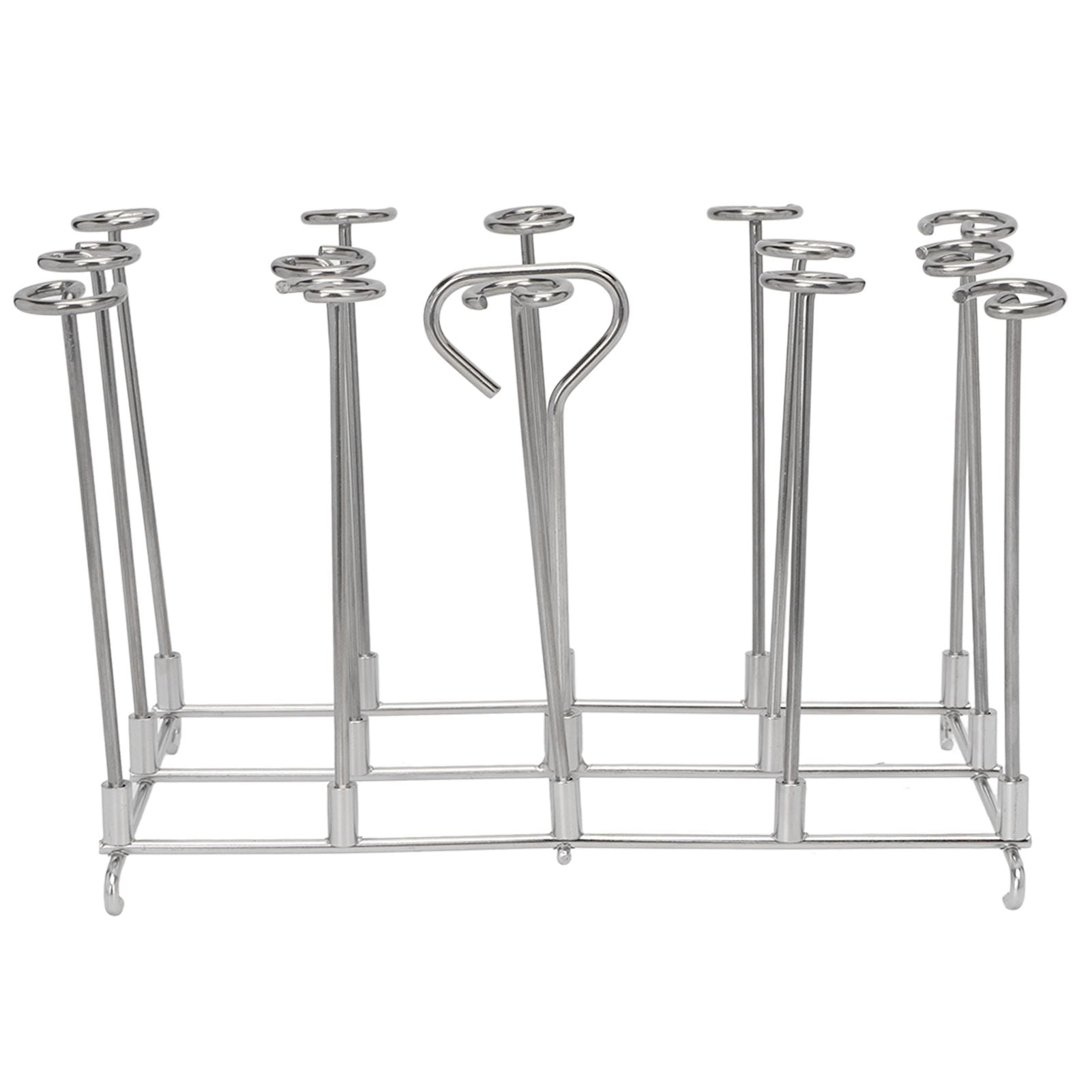 Fryer Skewer Stand Uniform Cooking Rust Resistance Stainless Steel Vertical Skewer Stand for Chicken Meat V1294-YM0521-3113220312611