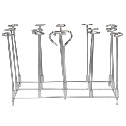 Fryer Skewer Stand Uniform Cooking Rust Resistance Stainless Steel Vertical Skewer Stand for Chicken Meat V1294-YM0521-3113220312611