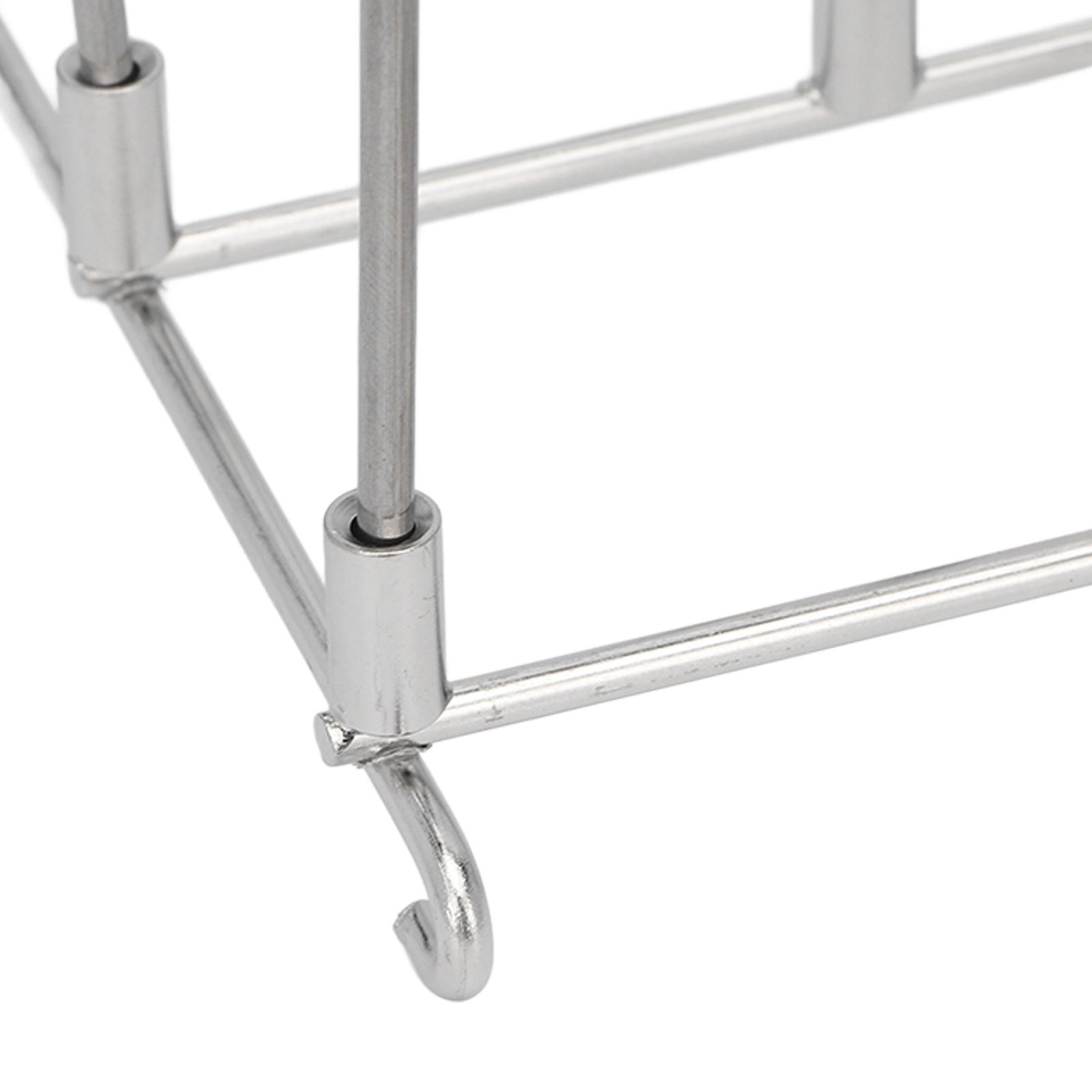 Fryer Skewer Stand Uniform Cooking Rust Resistance Stainless Steel Vertical Skewer Stand for Chicken Meat V1294-YM0521-3113220312611