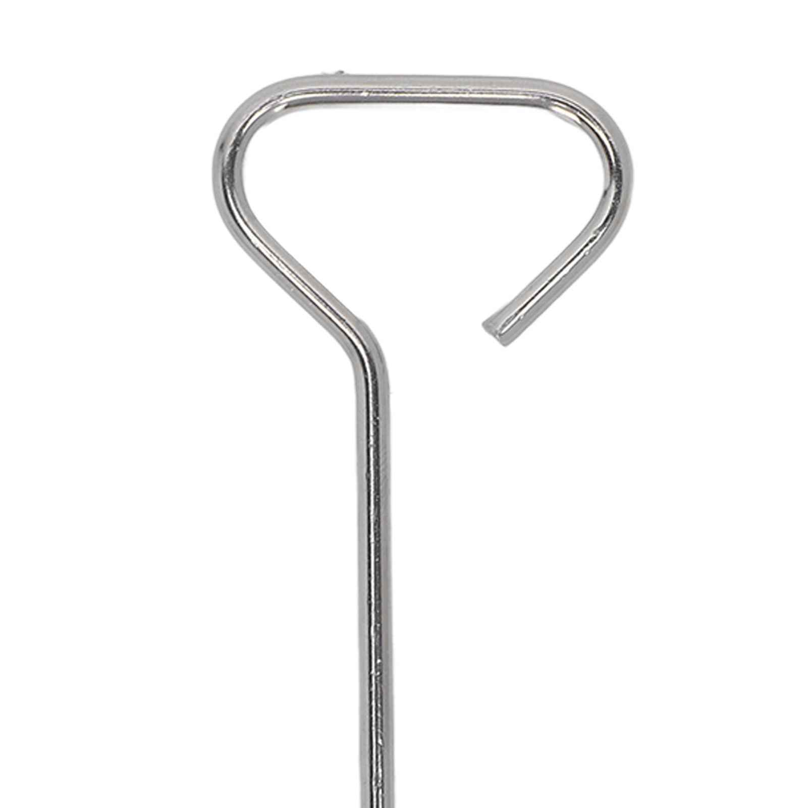 Fryer Skewer Stand Uniform Cooking Rust Resistance Stainless Steel Vertical Skewer Stand for Chicken Meat V1294-YM0521-3113220312611