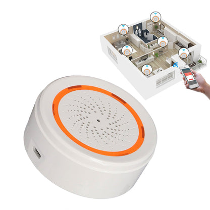 Audible Alarm Smart Siren Alarm 90db for Zigbee3.0 Communication Protocol 5V 1A for Tuya Wireless Alarm for V1294-YM0521-3113220323111