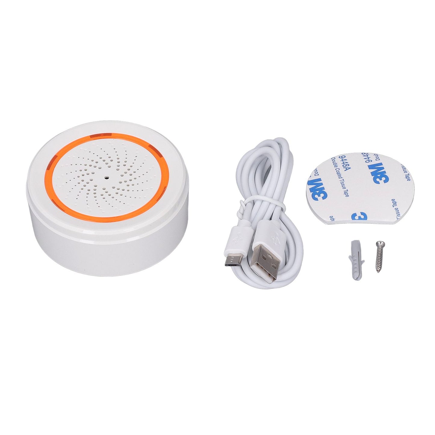 Audible Alarm Smart Siren Alarm 90db for Zigbee3.0 Communication Protocol 5V 1A for Tuya Wireless Alarm for V1294-YM0521-3113220323111