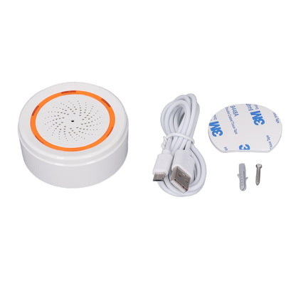 Audible Alarm Smart Siren Alarm 90db for Zigbee3.0 Communication Protocol 5V 1A for Tuya Wireless Alarm for V1294-YM0521-3113220323111