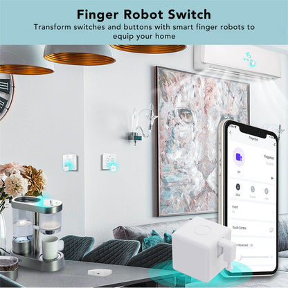 Finger Robot Switch Professional APP Remote Control Mini Bluetooth Bot Button Pusher for Home Bedroom Garage V1294-YM0521-3113220323811