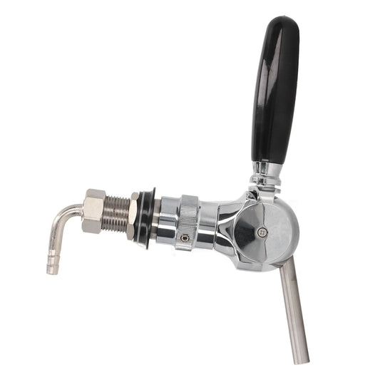 Beer Keg Tap Stainless Steel Spheroidal Flow Rate Control Beer Tap Faucet for Bar Home V1294-YM0521-3113220326011