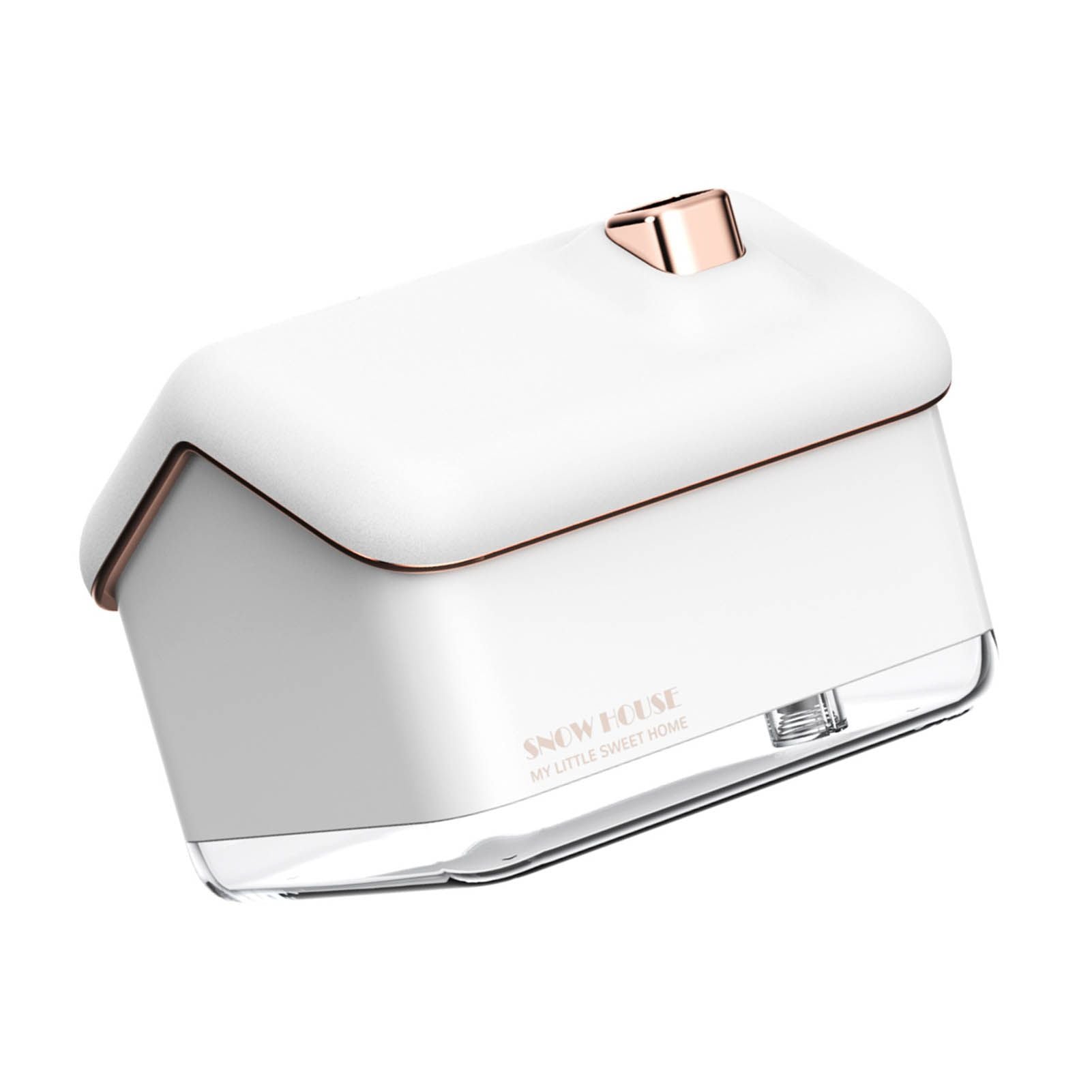 Snow House Mini Humidifier USB Nano Atomization Humidifier with Night Light for Living Room Bedroom Plug In V1294-YM0521-3113230005411