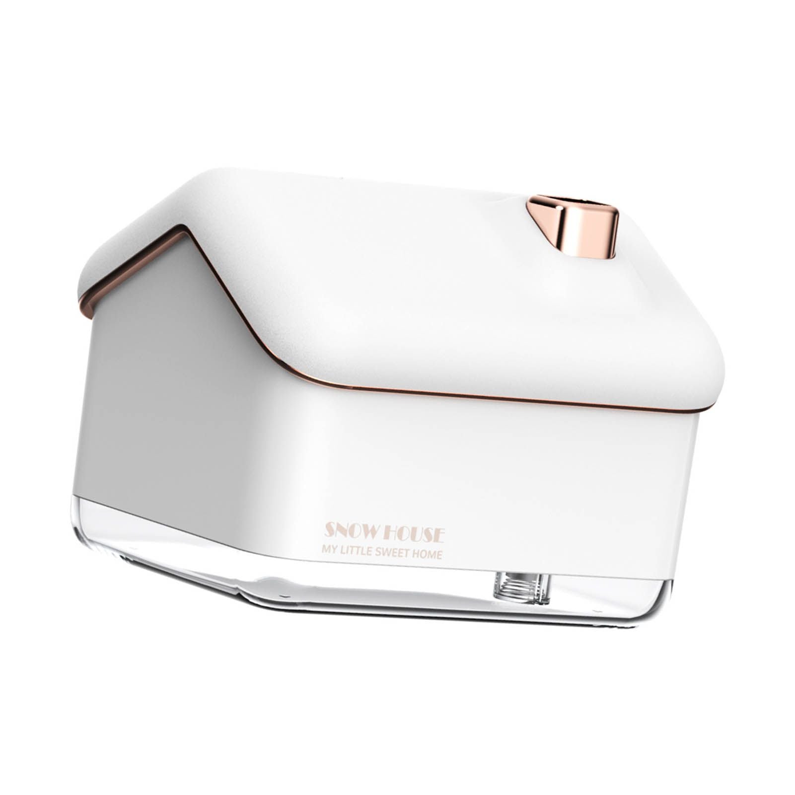 Snow House Mini Humidifier USB Nano Atomization Humidifier with Night Light for Living Room Bedroom Plug In V1294-YM0521-3113230005411