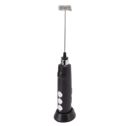 Electric Tumbler Stirrer Rechargeable Handheld Mini Foam Maker for Coffee Egg Hot Chocolate Black V1294-YM0521-3113230015311