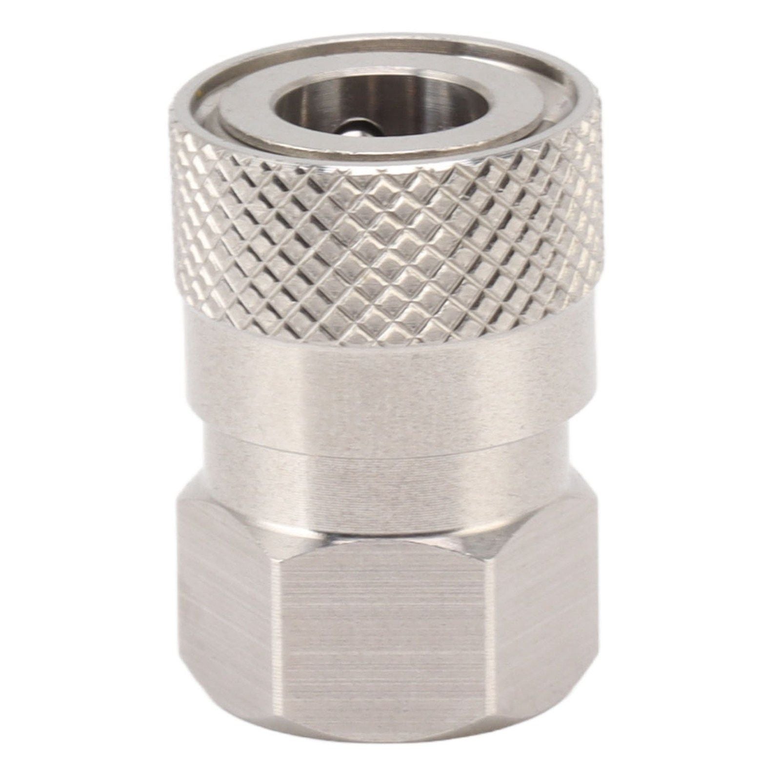 CO2 Refill Connector 304 Stainless Steel Gas Filling Adapter 1/8NPT Female Thread Coupling V1294-YM0521-3113230021311
