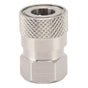 CO2 Refill Connector 304 Stainless Steel Gas Filling Adapter 1/8NPT Female Thread Coupling V1294-YM0521-3113230021311
