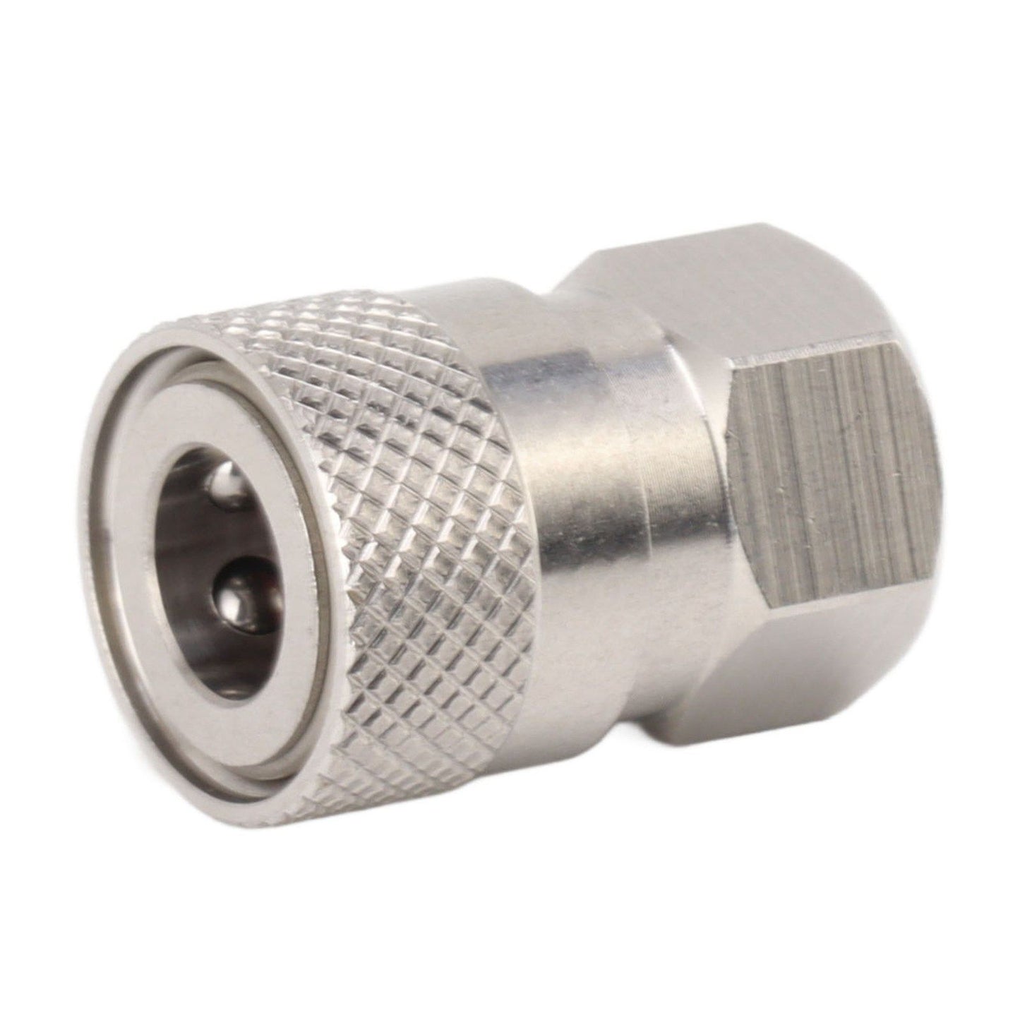 CO2 Refill Connector 304 Stainless Steel Gas Filling Adapter 1/8NPT Female Thread Coupling V1294-YM0521-3113230021311
