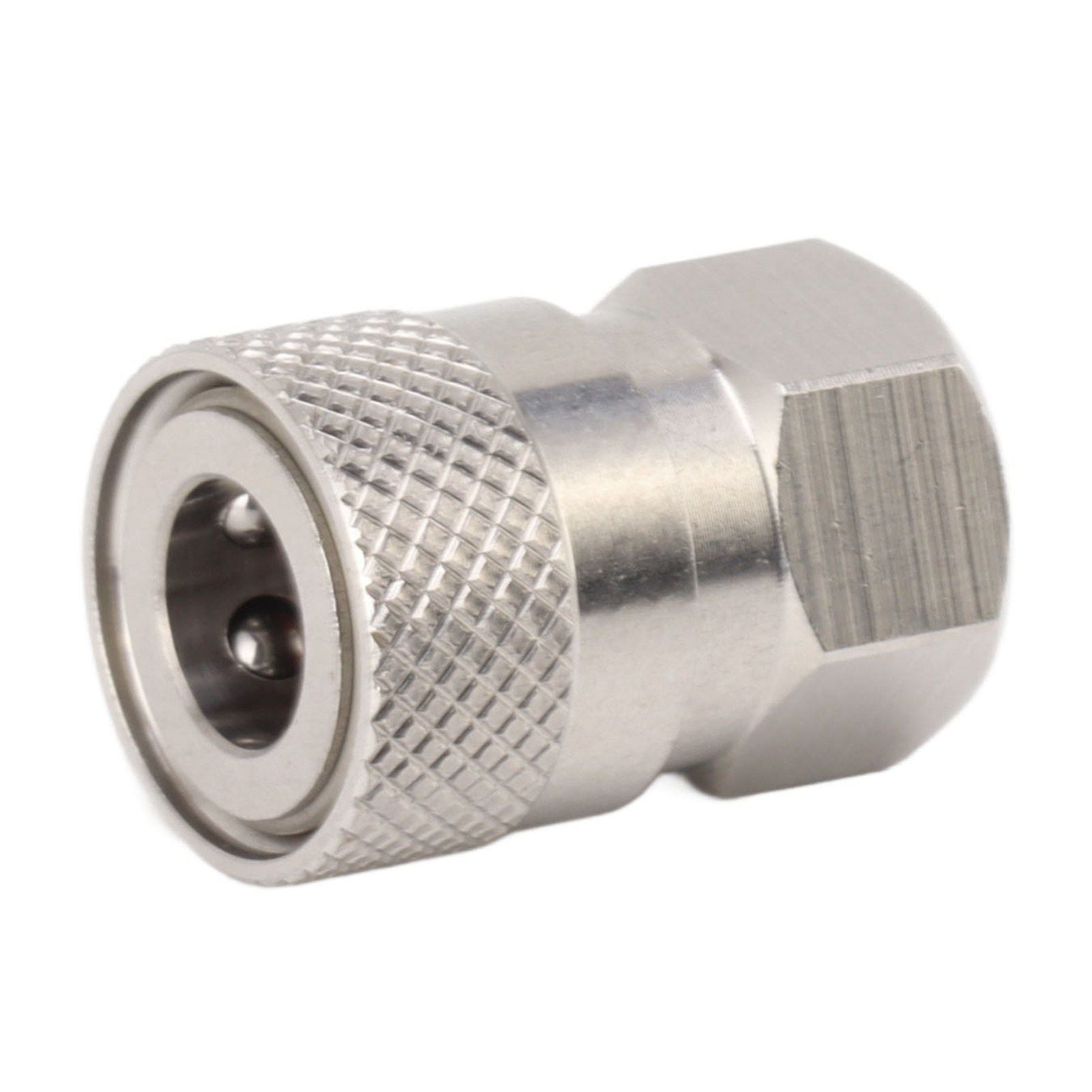 CO2 Refill Connector 304 Stainless Steel Gas Filling Adapter 1/8NPT Female Thread Coupling V1294-YM0521-3113230021311
