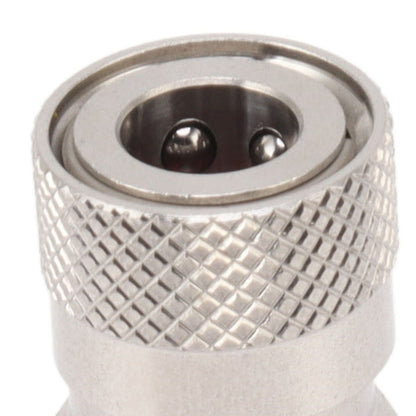 CO2 Refill Connector 304 Stainless Steel Gas Filling Adapter 1/8NPT Female Thread Coupling V1294-YM0521-3113230021311