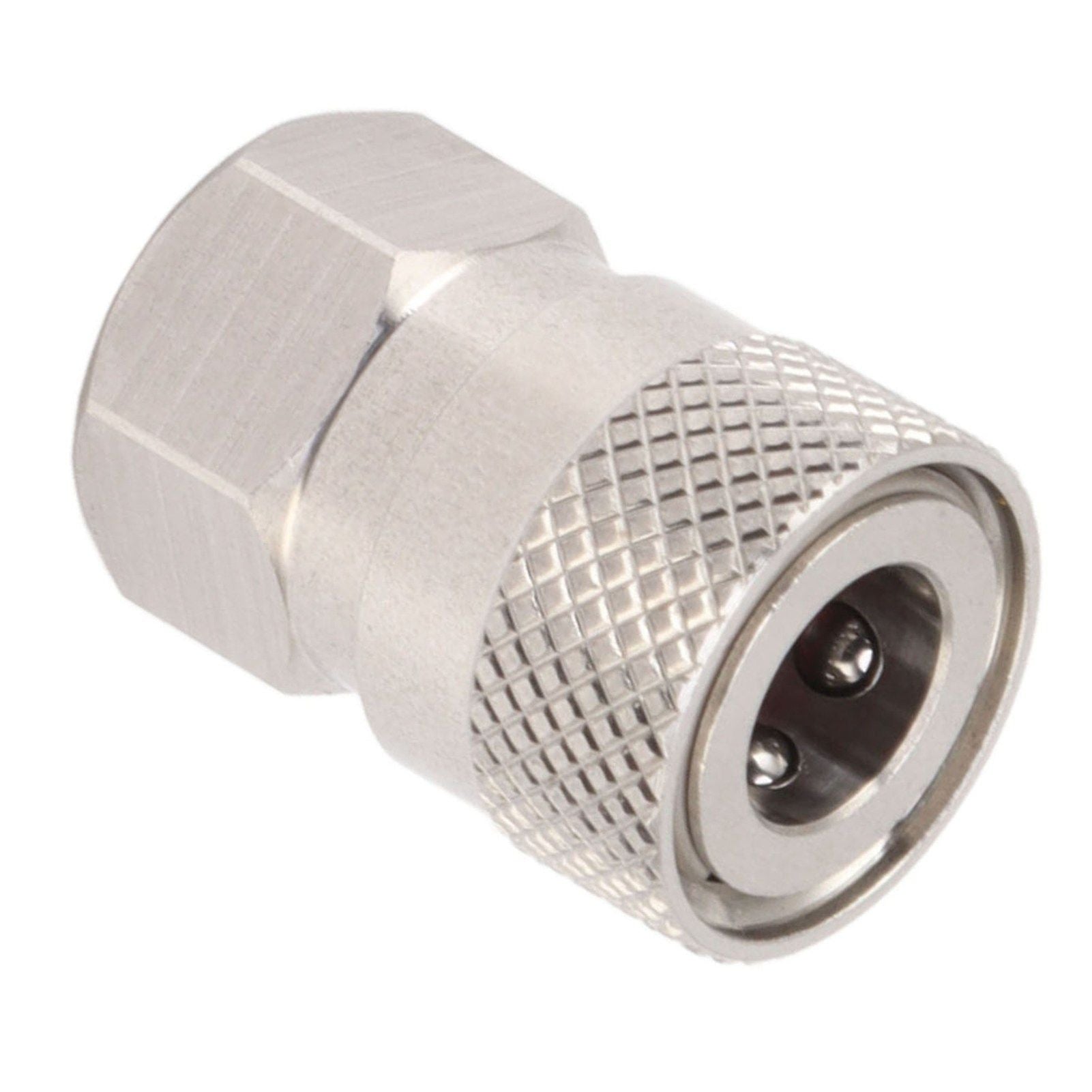 CO2 Refill Connector 304 Stainless Steel Gas Filling Adapter 1/8NPT Female Thread Coupling V1294-YM0521-3113230021311