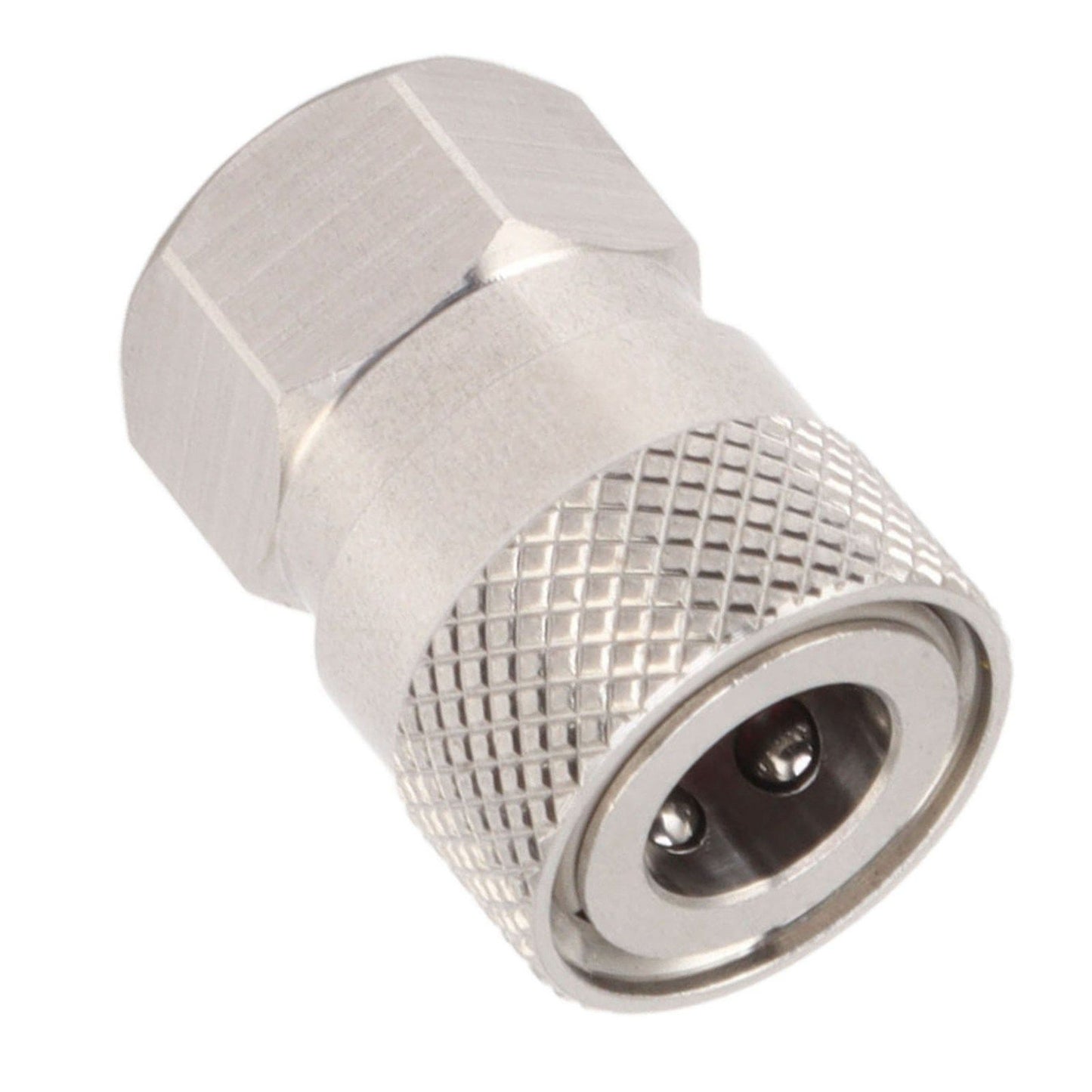 CO2 Refill Connector 304 Stainless Steel Gas Filling Adapter 1/8NPT Female Thread Coupling V1294-YM0521-3113230021311