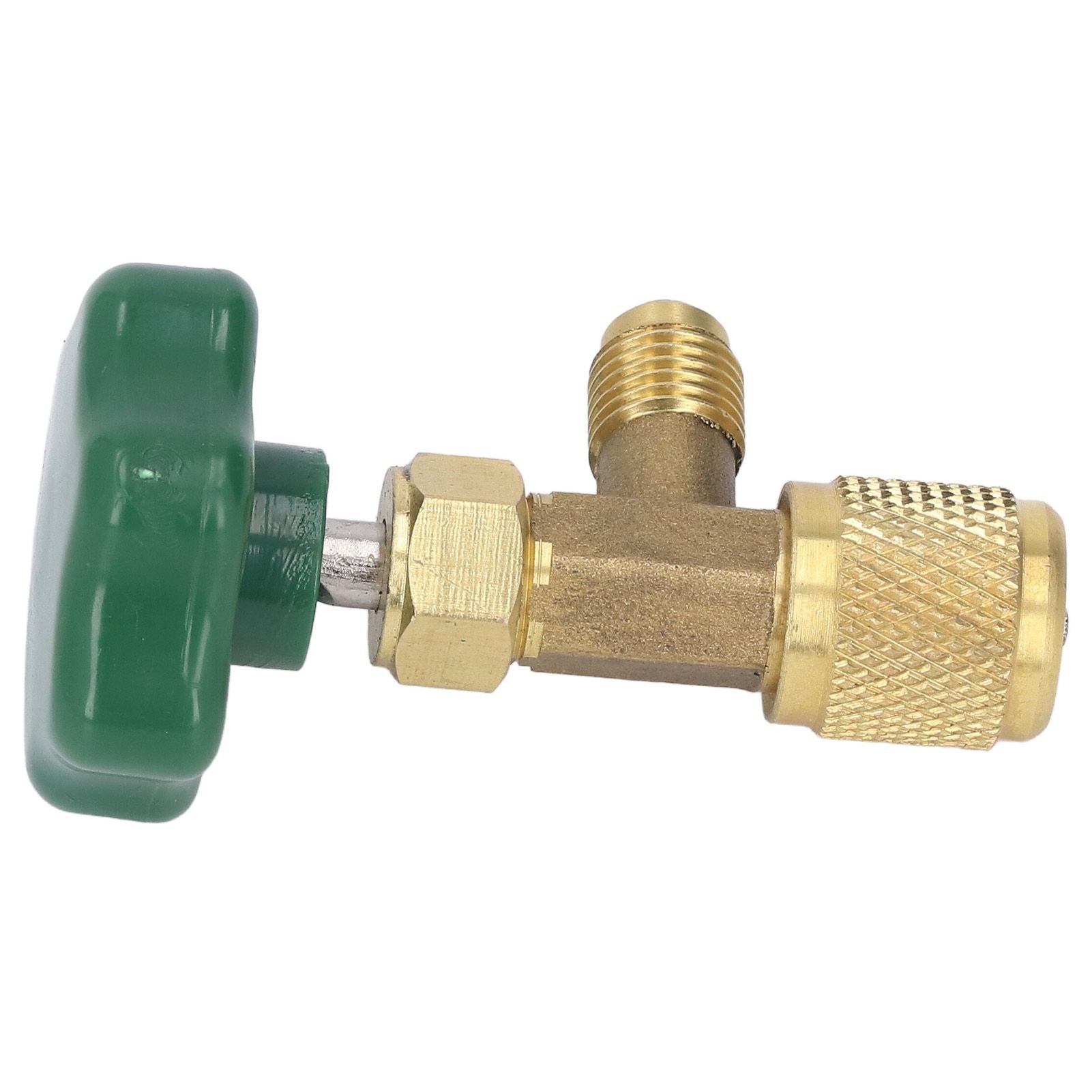 Air Conditioning Refrigerant Valve Copper ABS Leak Proof 1/4in SAE Refrigerant Tank Valve for Replacement V1294-YM0521-3113230021711
