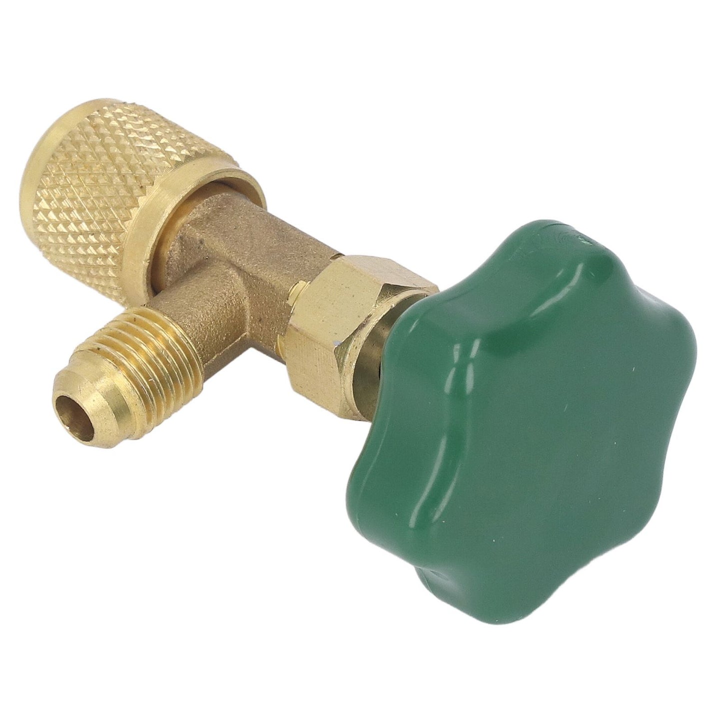 Air Conditioning Refrigerant Valve Copper ABS Leak Proof 1/4in SAE Refrigerant Tank Valve for Replacement V1294-YM0521-3113230021711