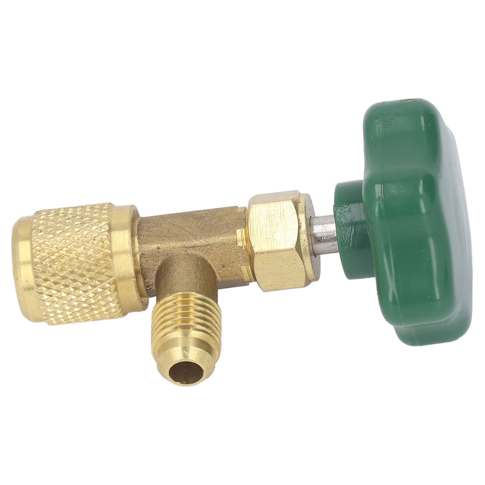 Air Conditioning Refrigerant Valve Copper ABS Leak Proof 1/4in SAE Refrigerant Tank Valve for Replacement V1294-YM0521-3113230021711
