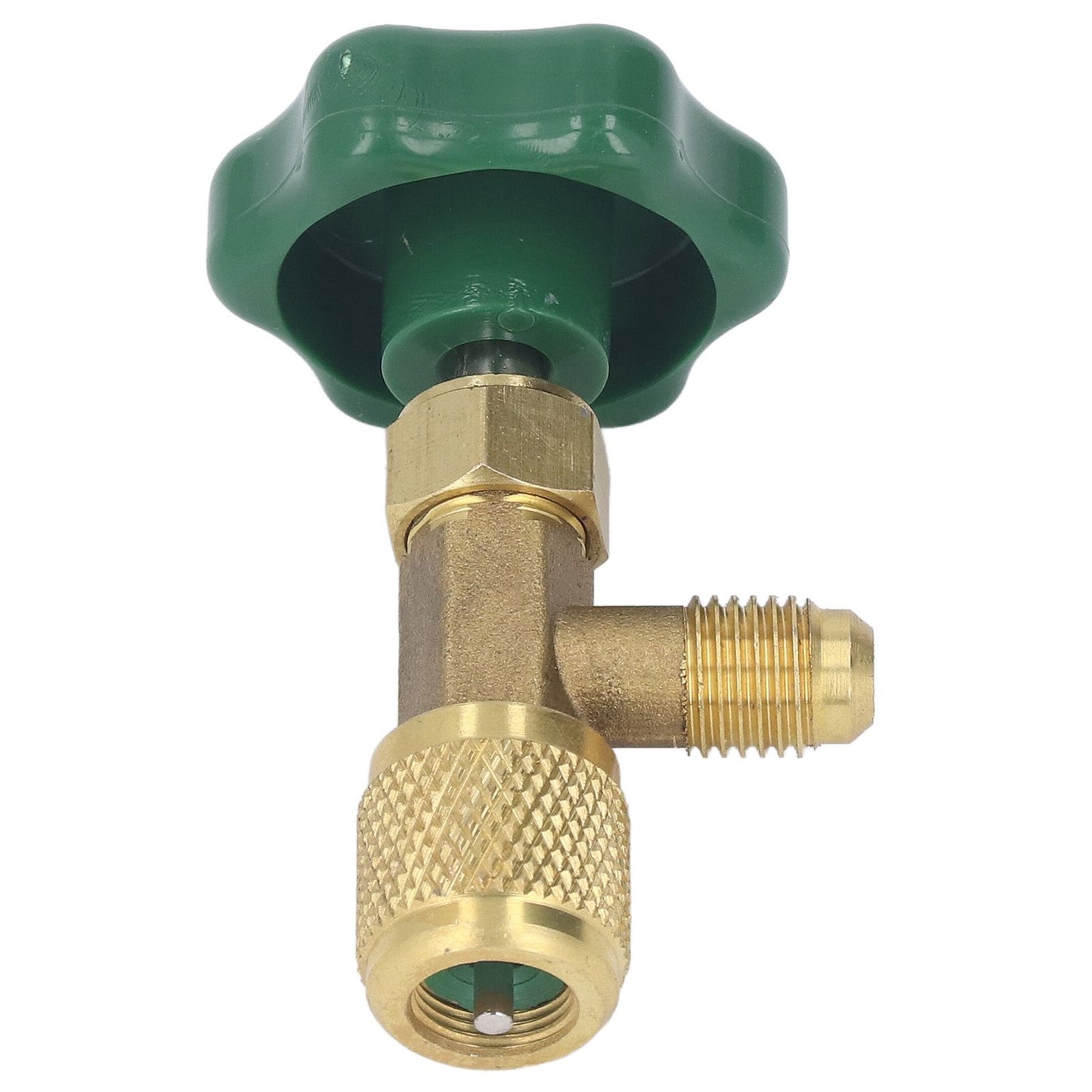 Air Conditioning Refrigerant Valve Copper ABS Leak Proof 1/4in SAE Refrigerant Tank Valve for Replacement V1294-YM0521-3113230021711