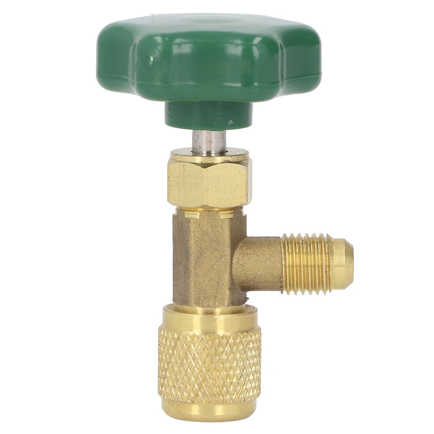 Air Conditioning Refrigerant Valve Copper ABS Leak Proof 1/4in SAE Refrigerant Tank Valve for Replacement V1294-YM0521-3113230021711