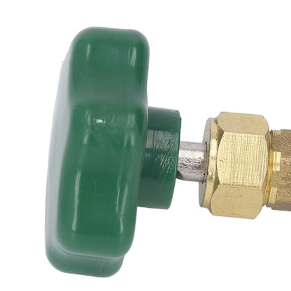 Air Conditioning Refrigerant Valve Copper ABS Leak Proof 1/4in SAE Refrigerant Tank Valve for Replacement V1294-YM0521-3113230021711