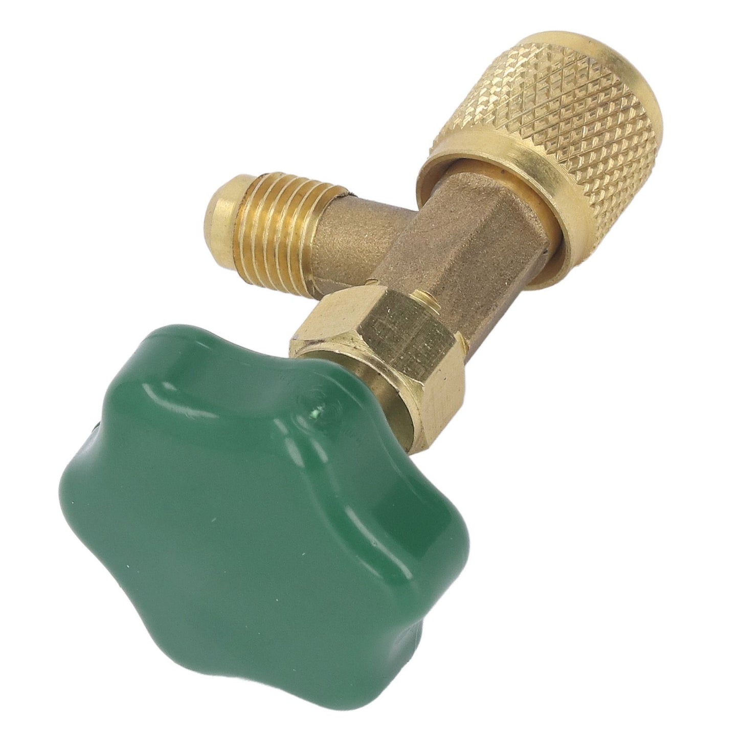 Air Conditioning Refrigerant Valve Copper ABS Leak Proof 1/4in SAE Refrigerant Tank Valve for Replacement V1294-YM0521-3113230021711