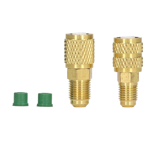 Refrigerant Adapter R22 M1/4SAE X F5/16SAE R410 M5/16SAE X F1/4SAE Copper Swivel Adapter V1294-YM0521-3113230021911