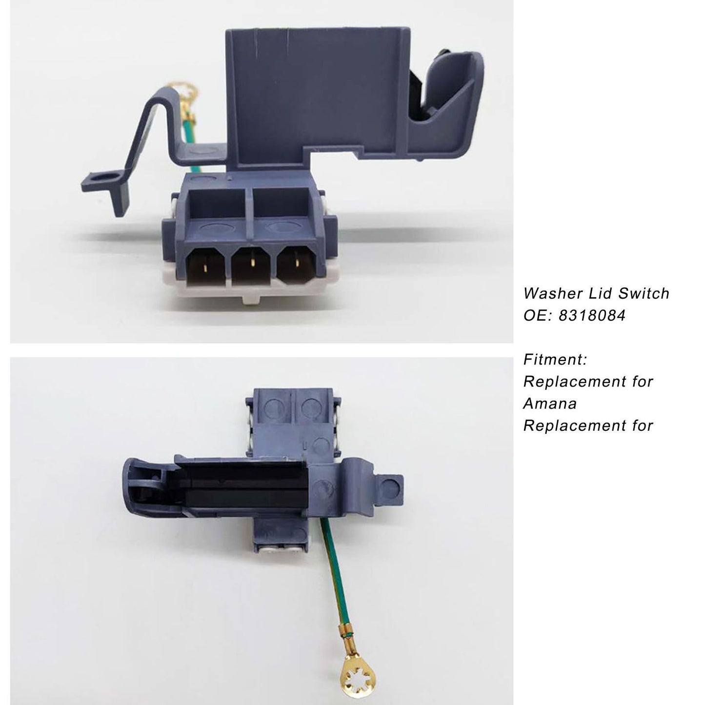 Washer Lid Switch 8318084 Washing Machine Switch Accessories Replacement for Amana Maytag V1294-YM0521-3113230023511