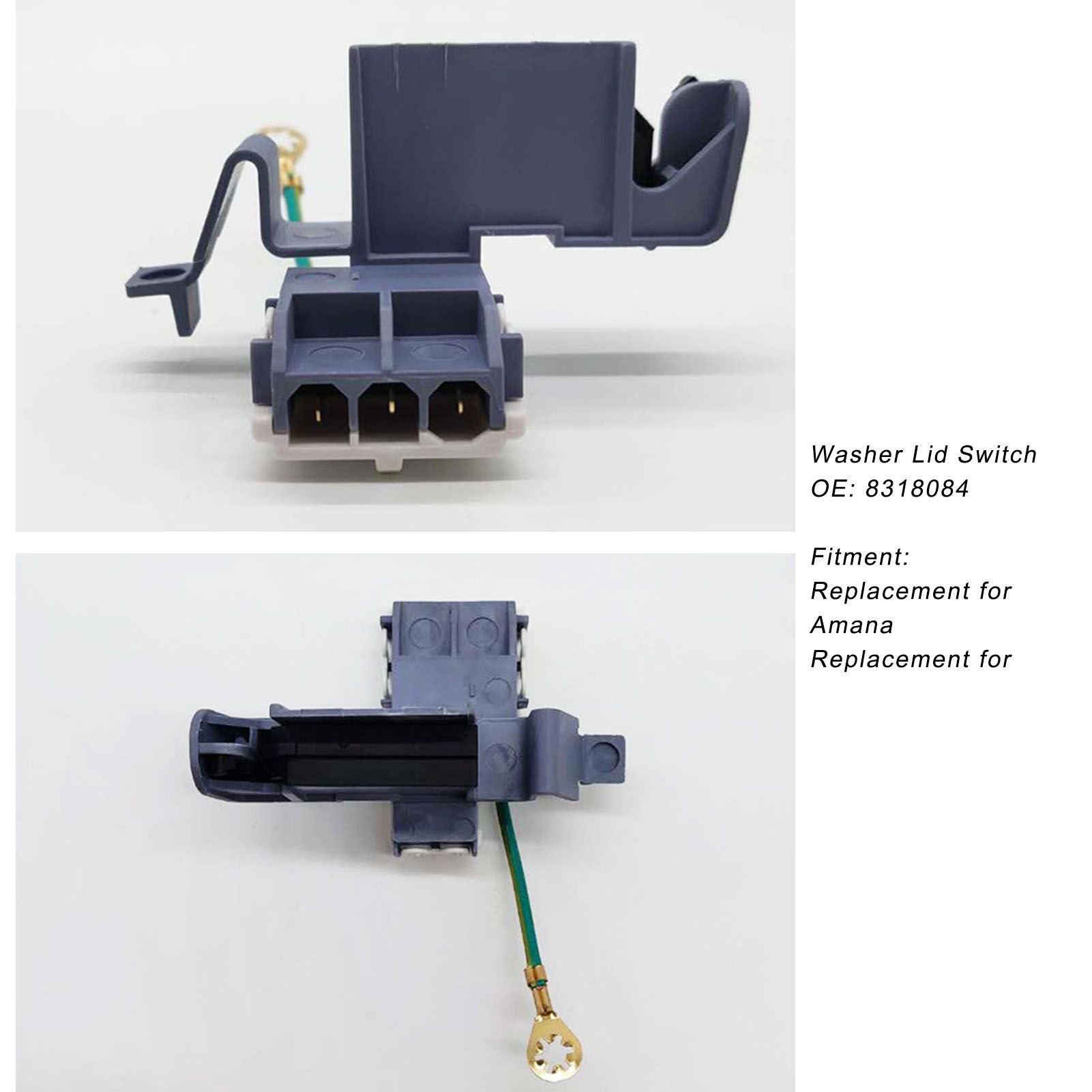 Washer Lid Switch 8318084 Washing Machine Switch Accessories Replacement for Amana Maytag V1294-YM0521-3113230023511