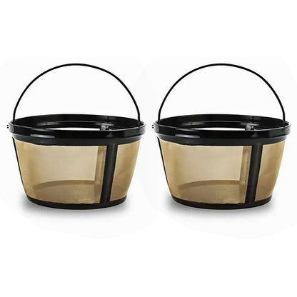 Coffee Filter Stainless Steel Coffee Machine Reusable Cone Coffee Filter Strainer Gold for Home V1294-YM0521-3113230026311