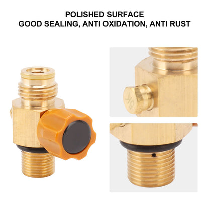 G1/2 14 CO2 Cylinder Refill Adapter High Pressure M18x1.5 Refill CO2 Valve Adapter Thread Converter 5000psi V1294-YM0521-3113230028711