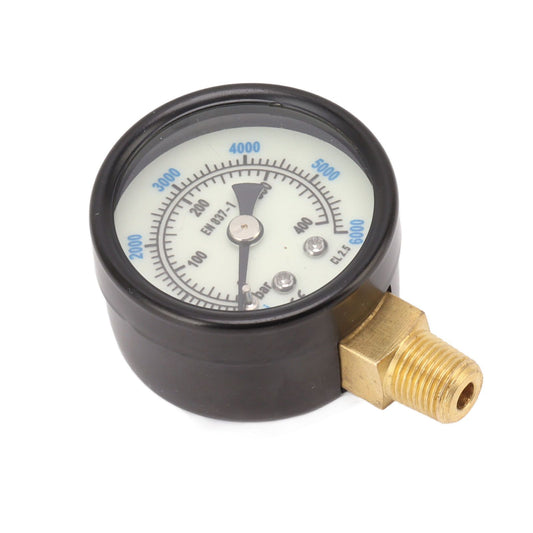 6000psi Dual Scale Pressure Gauge 1/8 Npt Connection Pressure Gauge Suitable For CO2 Aerated Bottle V1294-YM0521-3113230033511