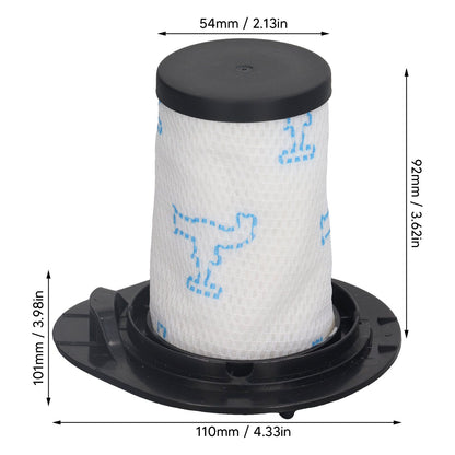 2PCS Vacuum Cleaner Filter ZR009002 ABS Housing Dust Reduction Filter Replacement for RH9252 RH9276 RH9286 V1294-YM0521-3113230037511