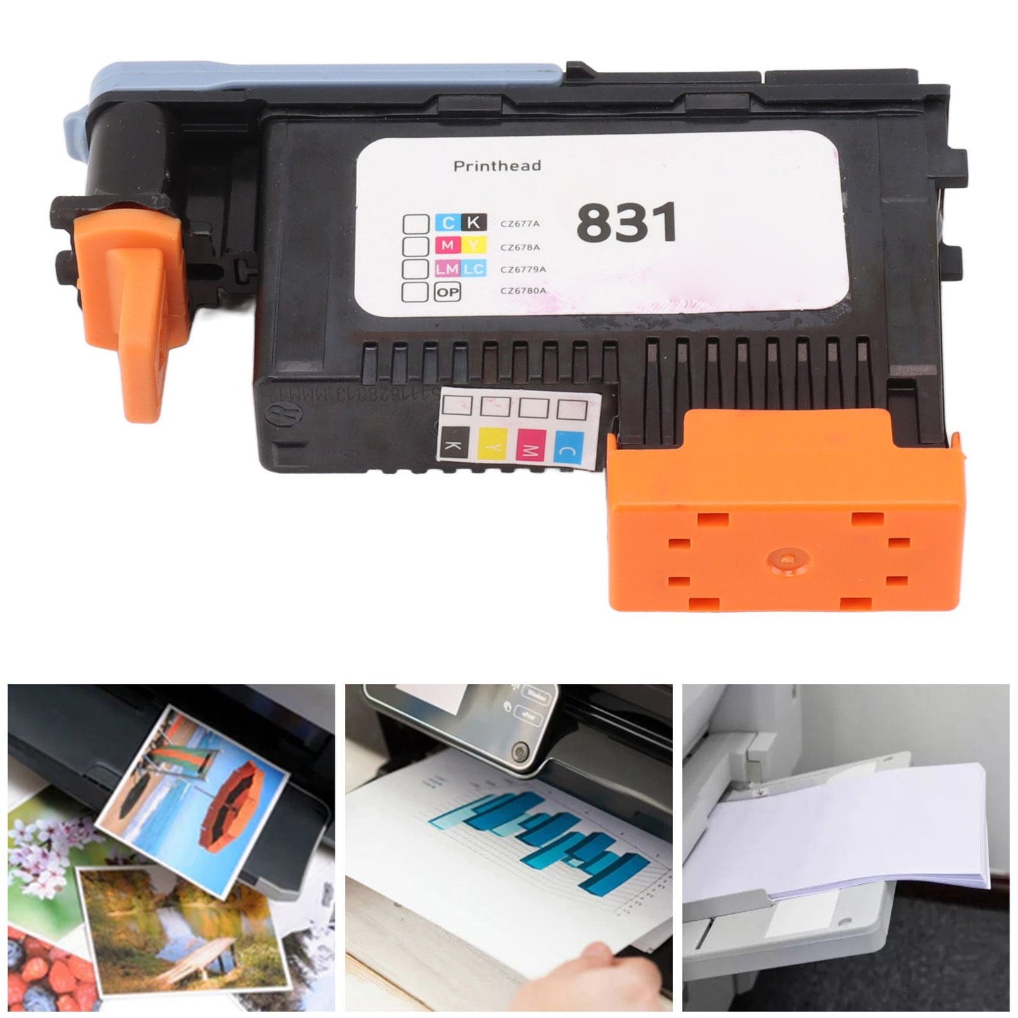 Printer Print Head ABS Plastic Replaceable Stable Performance Printhead for HP Latex 310 330 360 370 V1294-YM0521-3113230043611