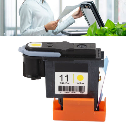 Printer Printhead Yellow Color Durable ABS Colorfast Rustproof Printhead for HP Designjet 100 110 111 500 510 V1294-YM0521-3113230045111