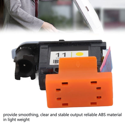 Printer Printhead Yellow Color Durable ABS Colorfast Rustproof Printhead for HP Designjet 100 110 111 500 510 V1294-YM0521-3113230045111