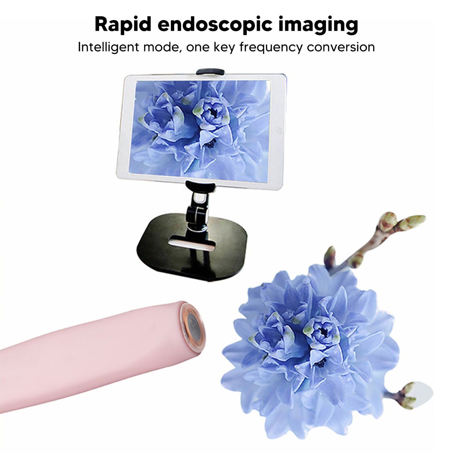 Vibrator Adjustable Vibrating Stick Massager IP68 Waterproof with Camera Video LED Lamp Beads V1294-YM0521-3113230054111