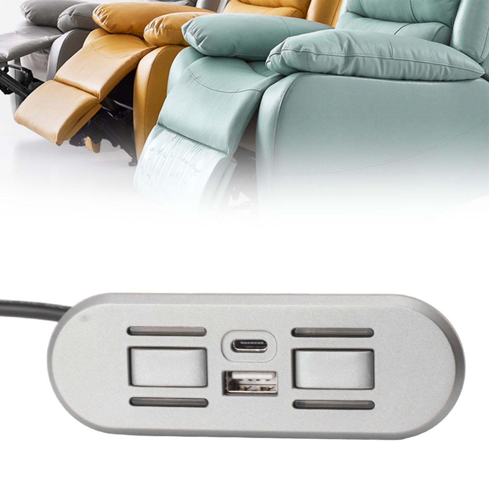 Lift Chair Control Switch USB Type C Phone Charging Sensitive Electric Sofa Recliner Controller for Home V1294-YM0521-3113230054311