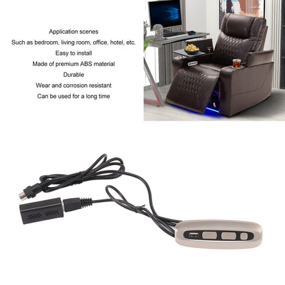 Electric Recliner Switch Multifunctional 5 Button 5 Pin USB Charging Electric Sofas Remote Control for Home V1294-YM0521-3113230054811