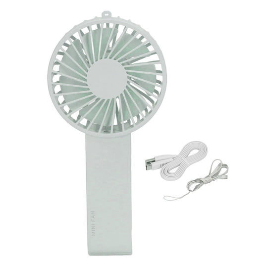 Mini Handheld Fan Foldable Portable Fan USB Rechargeable Fan For Home Office Travel Green V1294-YM0521-3113230055913