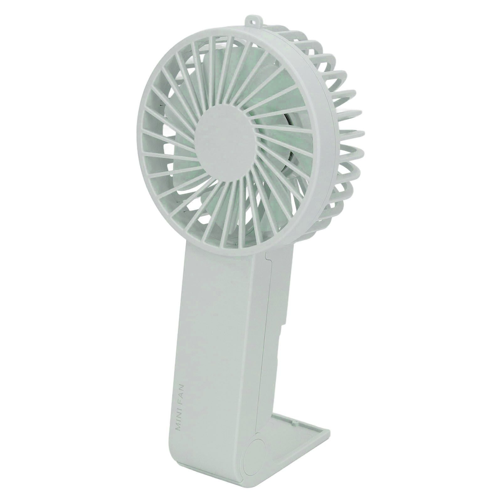 Mini Handheld Fan Foldable Portable Fan USB Rechargeable Fan For Home Office Travel Green V1294-YM0521-3113230055913