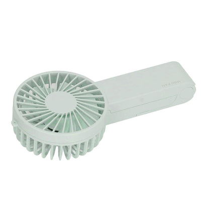 Mini Handheld Fan Foldable Portable Fan USB Rechargeable Fan For Home Office Travel Green V1294-YM0521-3113230055913