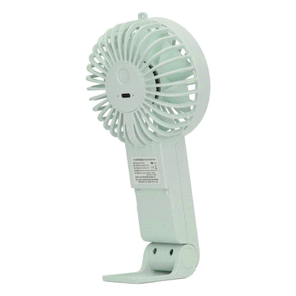 Mini Handheld Fan Foldable Portable Fan USB Rechargeable Fan For Home Office Travel Green V1294-YM0521-3113230055913