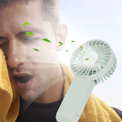 Mini Handheld Fan Foldable Portable Fan USB Rechargeable Fan For Home Office Travel Green V1294-YM0521-3113230055913