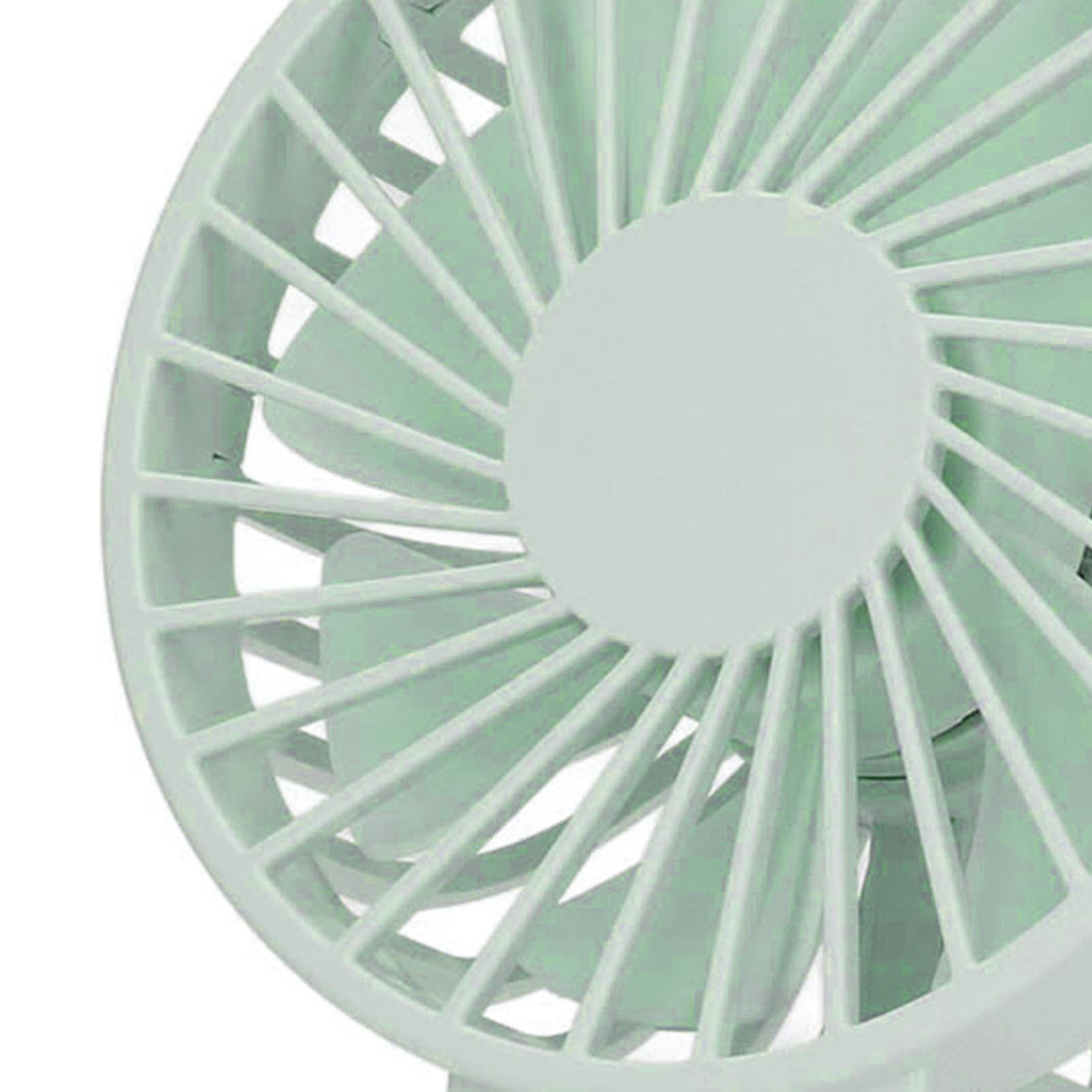Mini Handheld Fan Foldable Portable Fan USB Rechargeable Fan For Home Office Travel Green V1294-YM0521-3113230055913