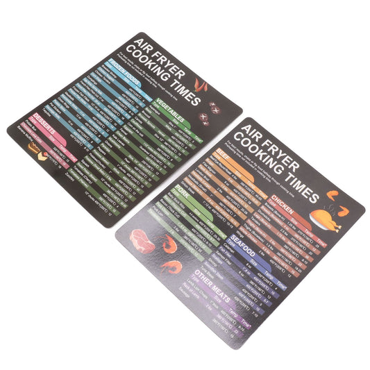 Fryer Magnetic Cheat Sheet Set Fryer Accessories Cook Times Quick Reference Guide For Cooking Frying V1294-YM0521-3113230057911