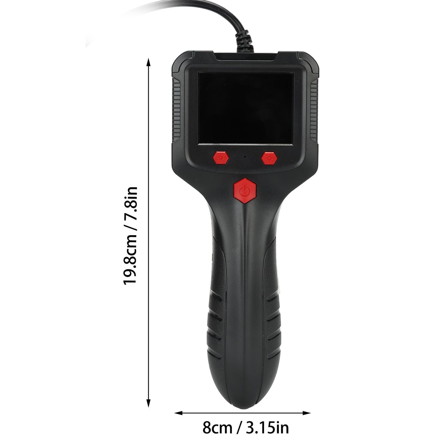 Endoscope Camera Industrial Endoscope 8mm 1080P HD Digital Borescope Inspection Camera with 2.4 Inch Display V1294-YM0521-3113230061311