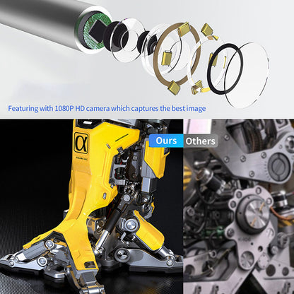 Endoscope Camera Industrial Endoscope 8mm 1080P HD Digital Borescope Inspection Camera with 2.4 Inch Display V1294-YM0521-3113230061311