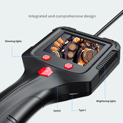 Endoscope Camera Industrial Endoscope 8mm 1080P HD Digital Borescope Inspection Camera with 2.4 Inch Display V1294-YM0521-3113230061311