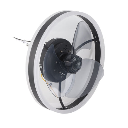 Ceiling Fan Light 6 Speed Remote Control 3 Color LED Ceiling Fan Lamp for Living Room 110V V1294-YM0521-3113230062311